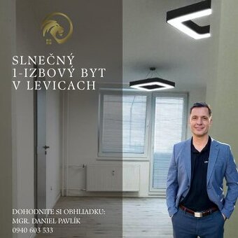 Rezervované: Slnečný 1-izbový byt na Saratovskej v Leviciach