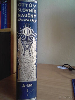 Originál Ottuv Slovník naučný - dodatok I 1 A-Bo 1930