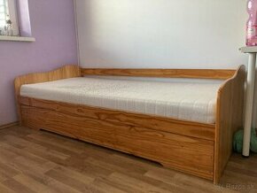 rozťahovacia posteľ s 2 matracmi - 1