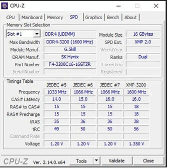 G.SKILL 64 GB KIT DDR4 3200 MHz CL16 Trident Z RGB