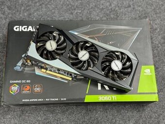 Predám grafickú kartu GIGABYTE GeForce RTX 3060 Ti GAMING OC