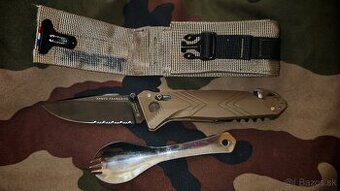 TB Outdoor Nôž CAC Army Knife PA6 FV Army Green Handle