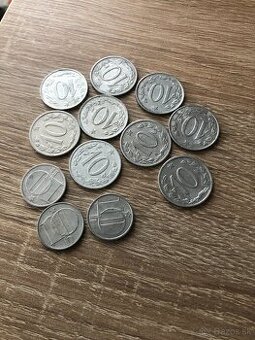 československé 1,3,5,10 haliere