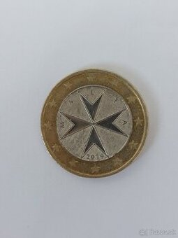Predam 1 eur. Mincu,Malta 2019,p.F,použita,cena dohodou