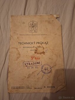 Predám vyradeny,TP, na škoda 100
