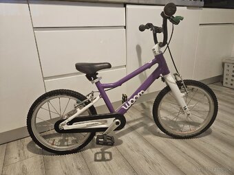 WOOM 3 purple, 16 palcové kolesá, veľmi pekný stav