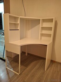 Písací rohovy stôl Micke ikea