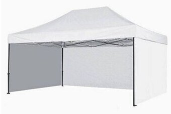 Nožnicový stan 3x4,5m s bočnou plachtou