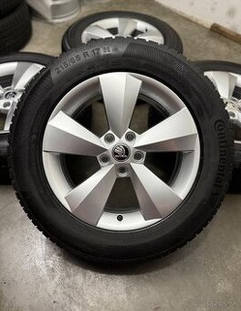 Zimná sada Škoda Nanuq 5x112 R17 , 215/65/17 Kodiaq, Tiguan