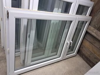 Predám plastove okna 200 cm dlhý 85 cm vysoký