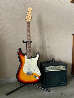 ELEKTRICKÁ GITARA a kombo - kompletný set