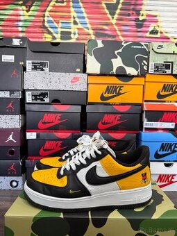 Nike Air Force 1 Low ’07 LV8 “Black Gold Jersey Mesh”