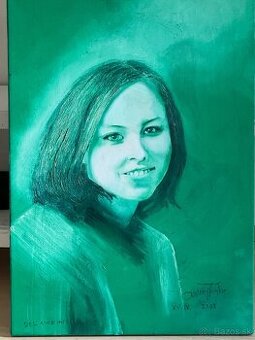 Obraz olejomalba ručne maľované portrét