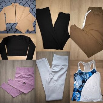 Dámske vrubkovane legíny, súprava