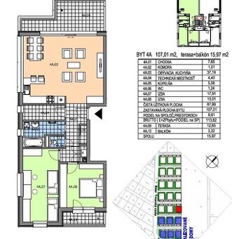 Predaj veľkometrážneho 3 izbového bytu SENEC - 1