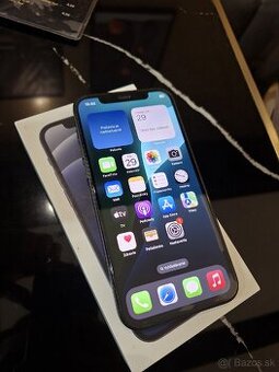 IPHONE 12 Black 64GB ako nový komplet príslušenstvo