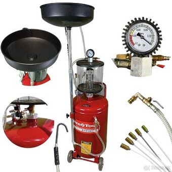 Pneumaticka zberna nádoba na olej 80L s odsavanim