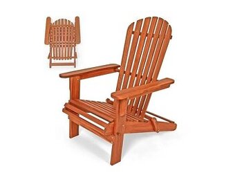 Skladacie drevené ležadlo alebo stolička Adi