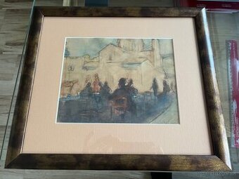 Akvarel Imro Weiner Kral