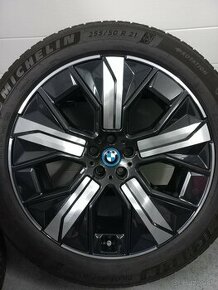 BMW iX sada 21" design 1011, zimní pneu Michelin 255/50 TOP - 1