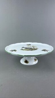 Poľovnícky podnos na tortu, NOVÝ, poľovnícky porcelán