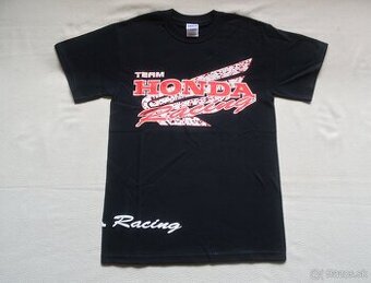 Honda tričko triko čierno červené