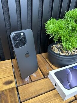 ► Apple iPhone 16 Pro Black Titanium │ Záruka 1 rok
