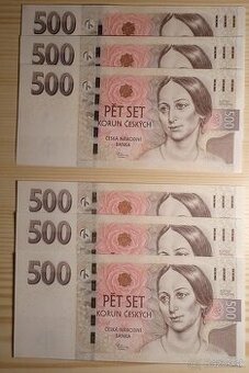 České koruny.