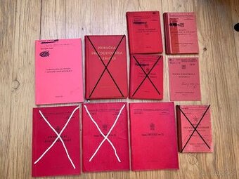 ORIGINÁLNÍ ČSLA předpisy vz82 uk59 sa24 sa26 vz52