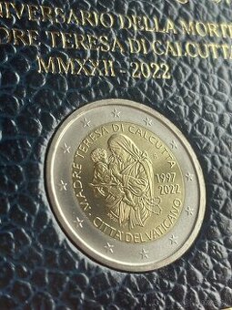Vatikán 2022 pamätna 2€ minca