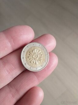 koruny a 2 eurovky a stara minca