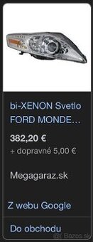 Ford Mondeo mk4 - Ľavé predné svetlo bi-Xenon