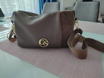 Hnedá crossbody kabelka Grosso GS