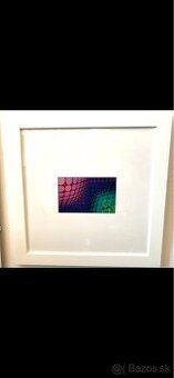 Viktor VASARELY, pohľadnica ( podpis )