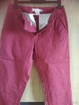 Bordové nohavice nové