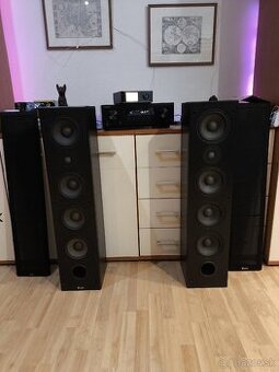 Stĺpové reproduktory BS Acoustic - čierne (pár).