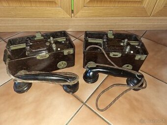 Staré vojenské polne telefony