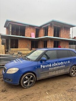 Stavebné práce/ Základové dosky