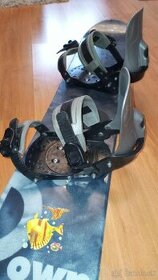 Snowboard dĺžka 120cm aj s topánkami