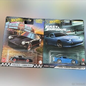 Hot Wheels - Real riders Porsche 911 & F&F Nissan