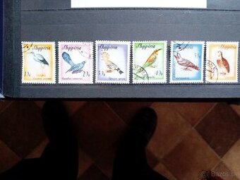 Poštové známky č.741 - Albánsko - vtáci komplet