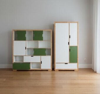 Šatníková skriňa, komoda,regál, knižnica