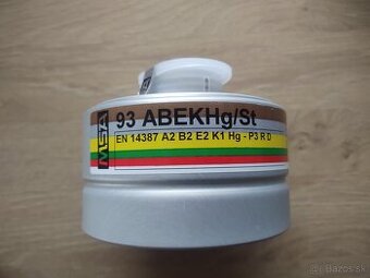 Filter pre masku MSA 93ABEK HG/ST, A2B2E2K1,Hg-P3 R D