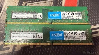 Predám Crucial 32 GB DDR4 RAM kit (2×16 GB) – model MTA16ATF