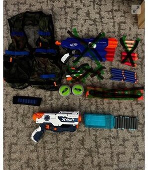 Nerf dual strike a Nerf x shot zuru