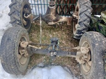 Predám nápravy predná zadná aj z kolesami z riadením