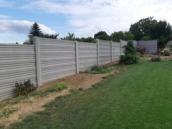 Betónové, 2D/3D panelové ploty, podhrabové dosky