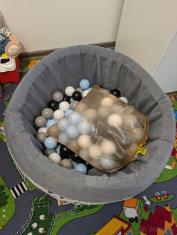 Detský suchý bazén 90x40 s loptičkami