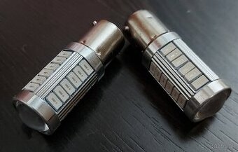 LED žiarovka BA15s 21w červená