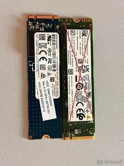 NVMe SSD: 256GB a 512GB